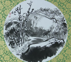 朱重興山水圖《太乙石》