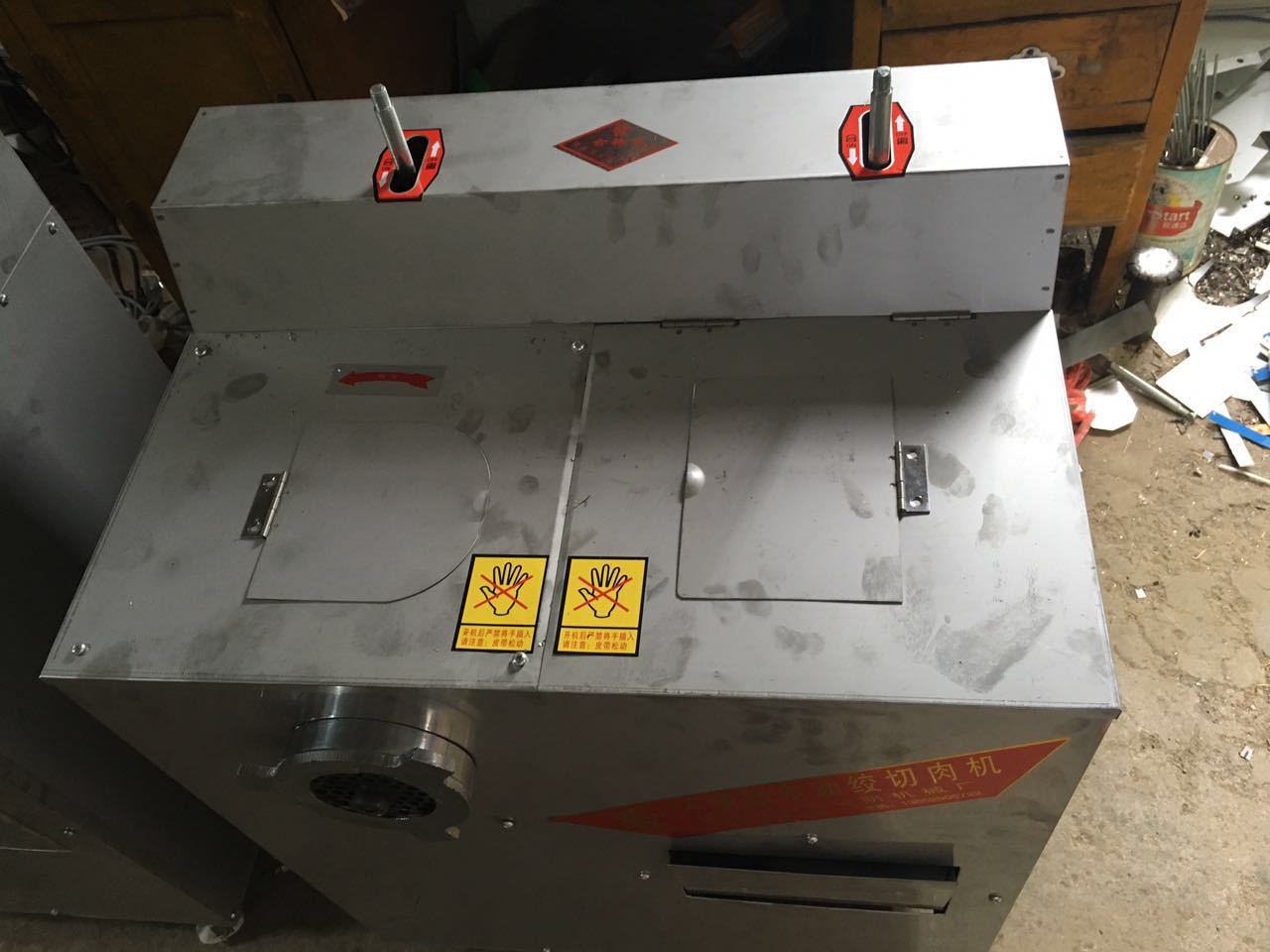 多功能不銹鋼商用絞切二用三用機(jī)電動(dòng)絞肉機(jī)切肉機(jī)切片切絲灌腸機(jī)