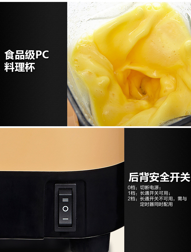 廠家萊果2200W破壁料理機(jī)奶茶店沙冰機(jī)大容量商用無渣現(xiàn)磨豆?jié){機(jī)