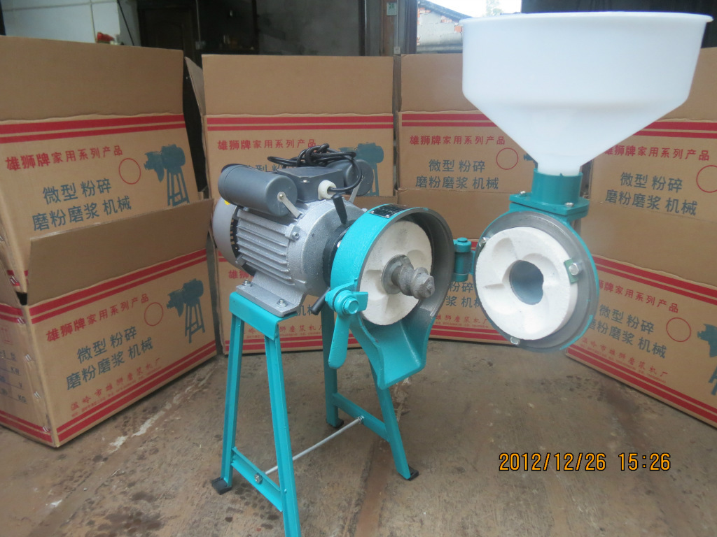粉碎磨粉機(jī)磨漿機(jī) 電動(dòng)石磨 商用豆?jié){機(jī) 磨米漿 磨粉磨漿干濕兩用