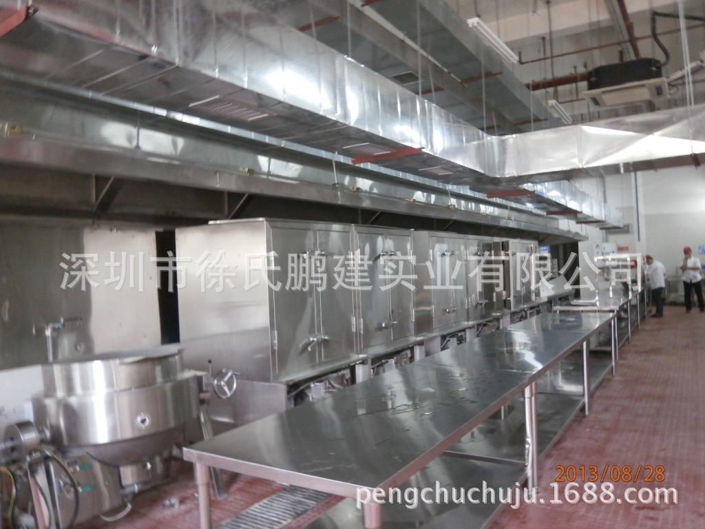 信息學(xué)院不銹鋼廚房設(shè)備完工圖