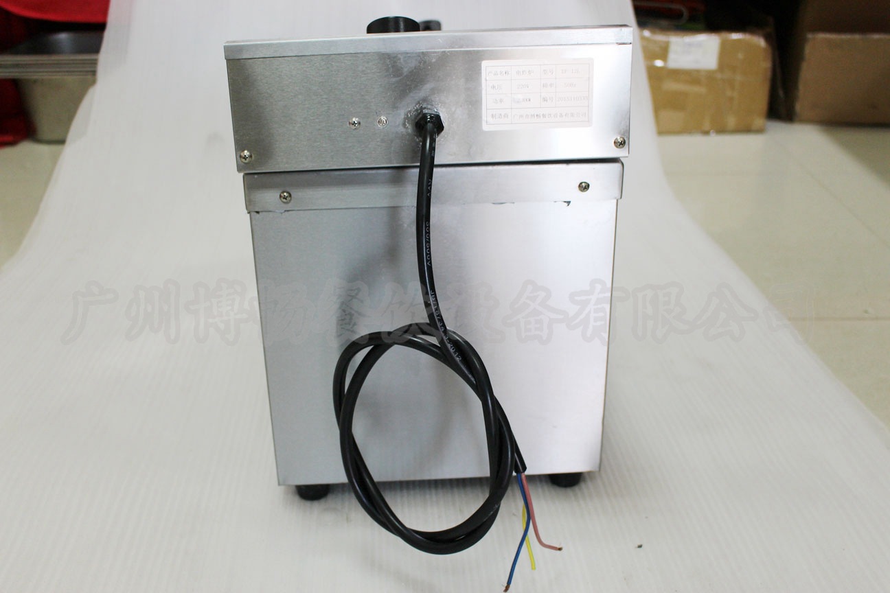 博暢臺(tái)式單缸單篩電炸爐BDF-12L商用加厚炸雞翅炸薯?xiàng)l專用油炸鍋