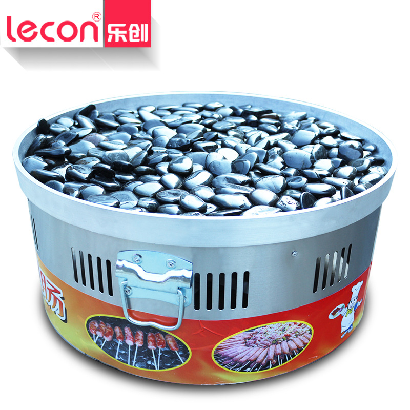 樂創(chuàng)電熱火山石烤腸機(jī) 烤香腸爐熱狗機(jī) 臺(tái)灣烤香腸機(jī) 商用可調(diào)溫