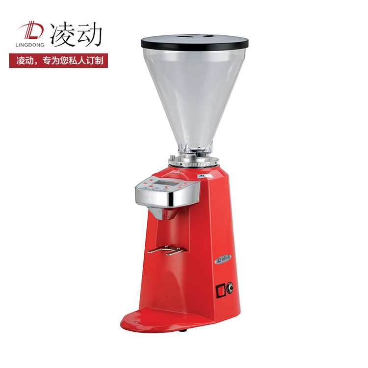 電控咖啡豆研磨機 商用磨豆機 佛山廠家批發(fā)大容量磨豆機LD-900B