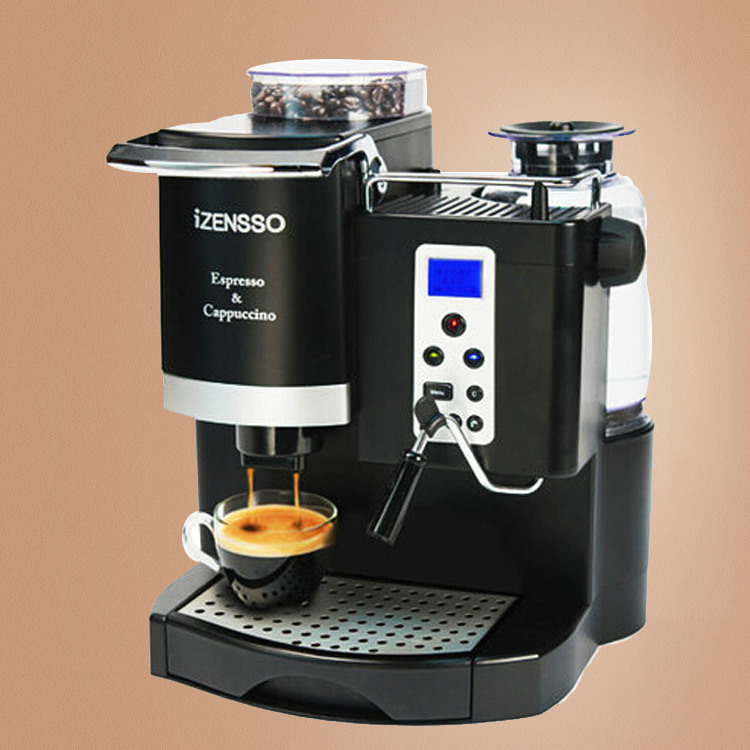 夏納自動(dòng)磨豆咖啡機(jī) 全自動(dòng)咖啡機(jī) 意式 家用商用咖啡機(jī) 泡茶兩用