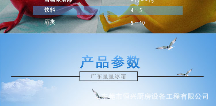 格林斯達(dá)星星冰柜商用工作臺冷藏冷凍四門機械控溫帶移動輪直銷