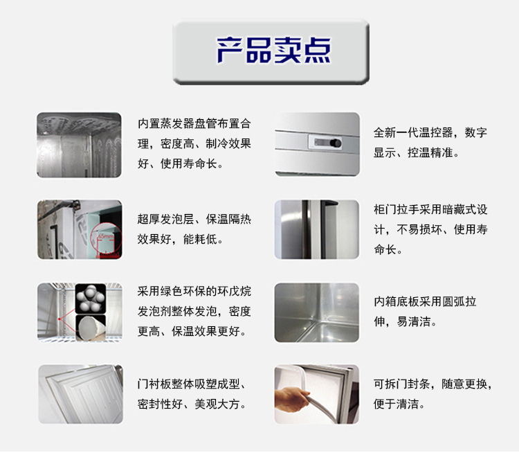 廣東星星D1.6E6-G六門(mén)冰箱商用格林斯達(dá)廚房冰柜雙溫冷藏冷凍柜