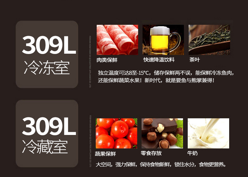 lecon/樂(lè)創(chuàng) LC-SMBG01 商用冰柜立式四六門(mén)冷柜冷藏冷凍保鮮 廠家