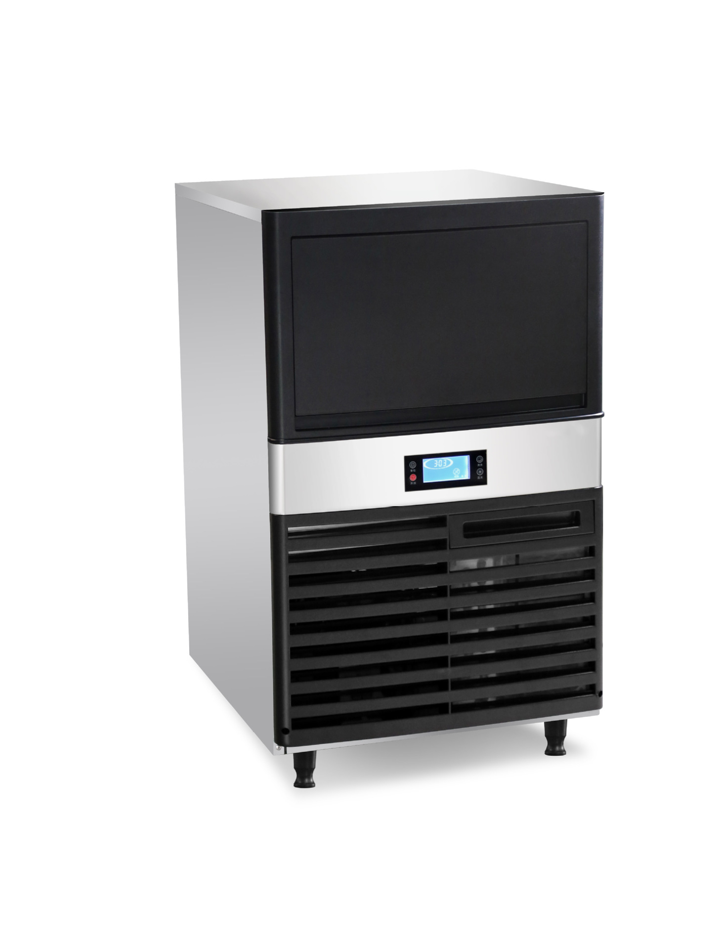 LB100全自動一體式制冰機 奶茶店顆粒冰機方塊冰日產(chǎn)冰50KG