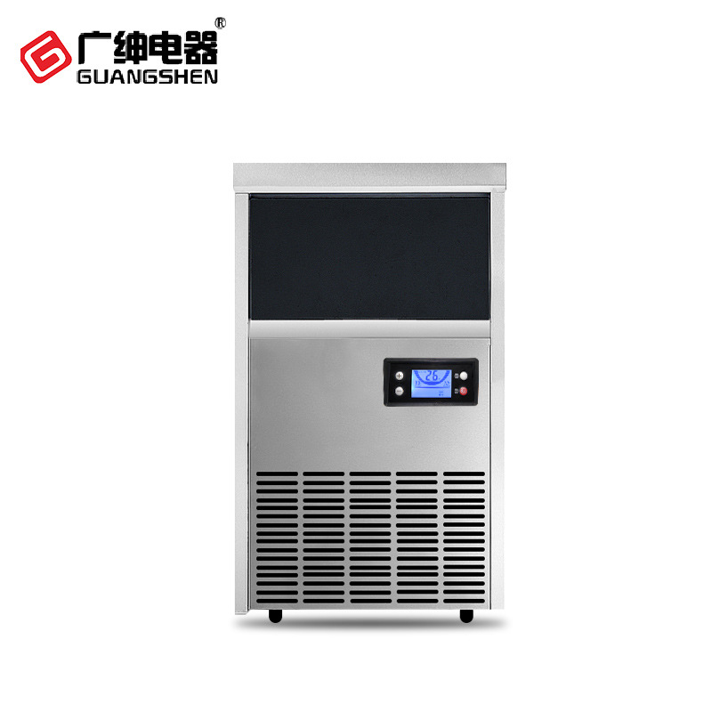 SS90 不銹鋼機(jī)身制冰機(jī) 可樂冰塊機(jī) 制冰機(jī)商用 冰粒機(jī)廠家直銷