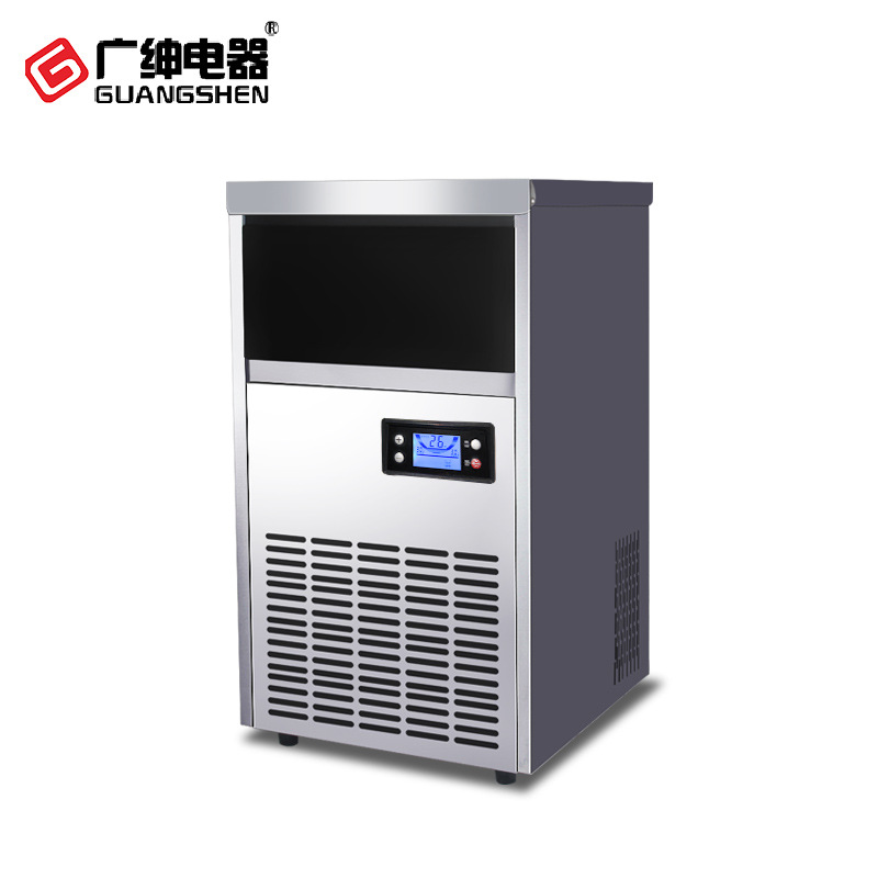 SS90 不銹鋼機(jī)身制冰機(jī) 可樂冰塊機(jī) 制冰機(jī)商用 冰粒機(jī)廠家直銷