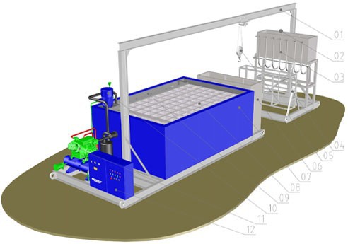 廠家供應(yīng) 大型冰磚機 冰磚機器 大冰塊機 大型制冰機 方塊冰機