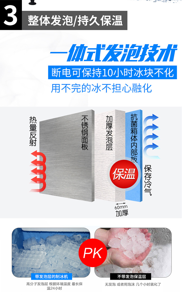 SF150 制冰機商用 智能大產(chǎn)量分體式制冰機 冰塊機 KTV冰塊機直銷