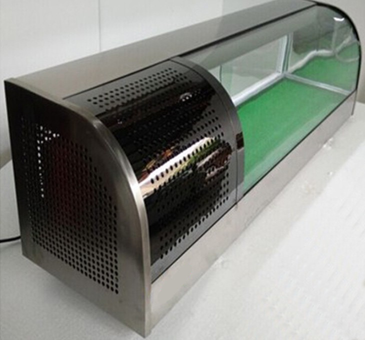 廠家直銷(xiāo)1.2米壽司柜展示柜商用單層日式壽司展示柜冷藏柜保鮮