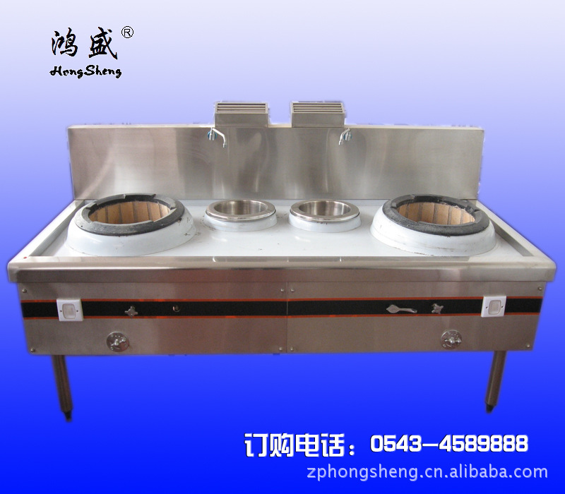 供自然風(fēng)大鍋灶，雙頭大鍋灶，燃氣大鍋灶