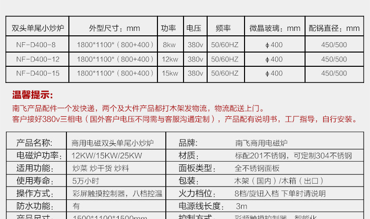 雙頭單尾小炒爐詳情_07