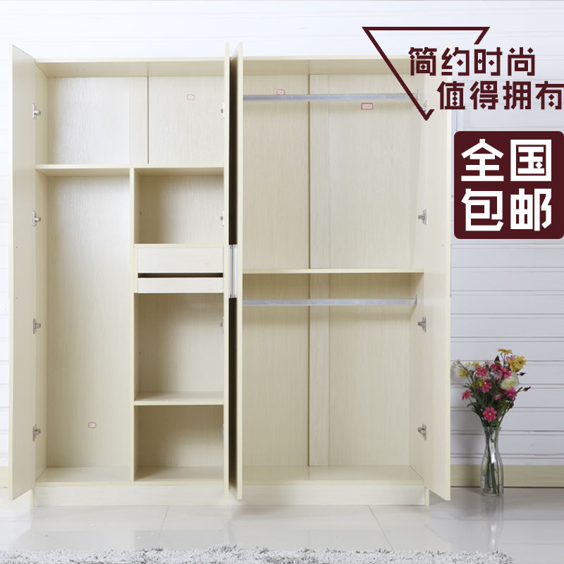 簡(jiǎn)約現(xiàn)代三門四門衣柜陽(yáng)臺(tái)儲(chǔ)物臥室三門四門衣柜廠家直供定制衣柜