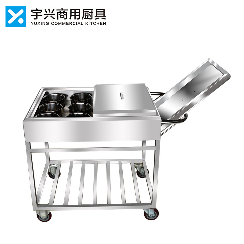 廠家直銷不銹鋼調(diào)料車 廚房調(diào)料臺(tái) 商用廚具餐車可定做